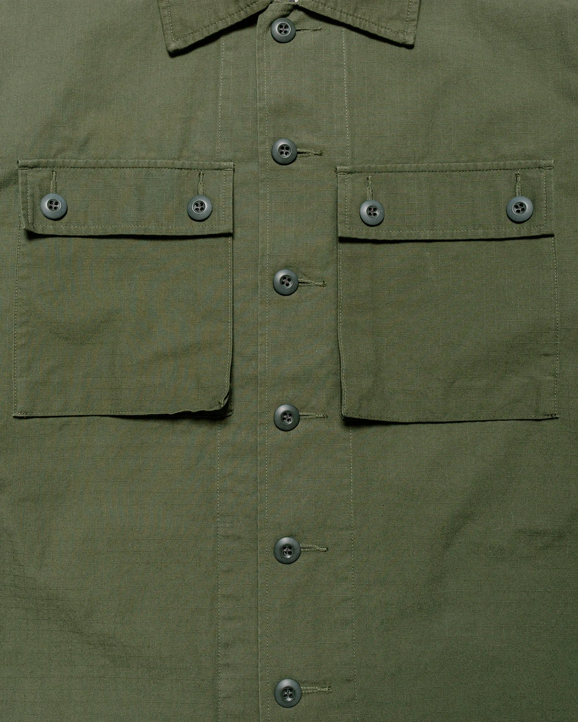 Beams Plus Lost & Found MIL SHT-JAC Cotton Ripstop Olive