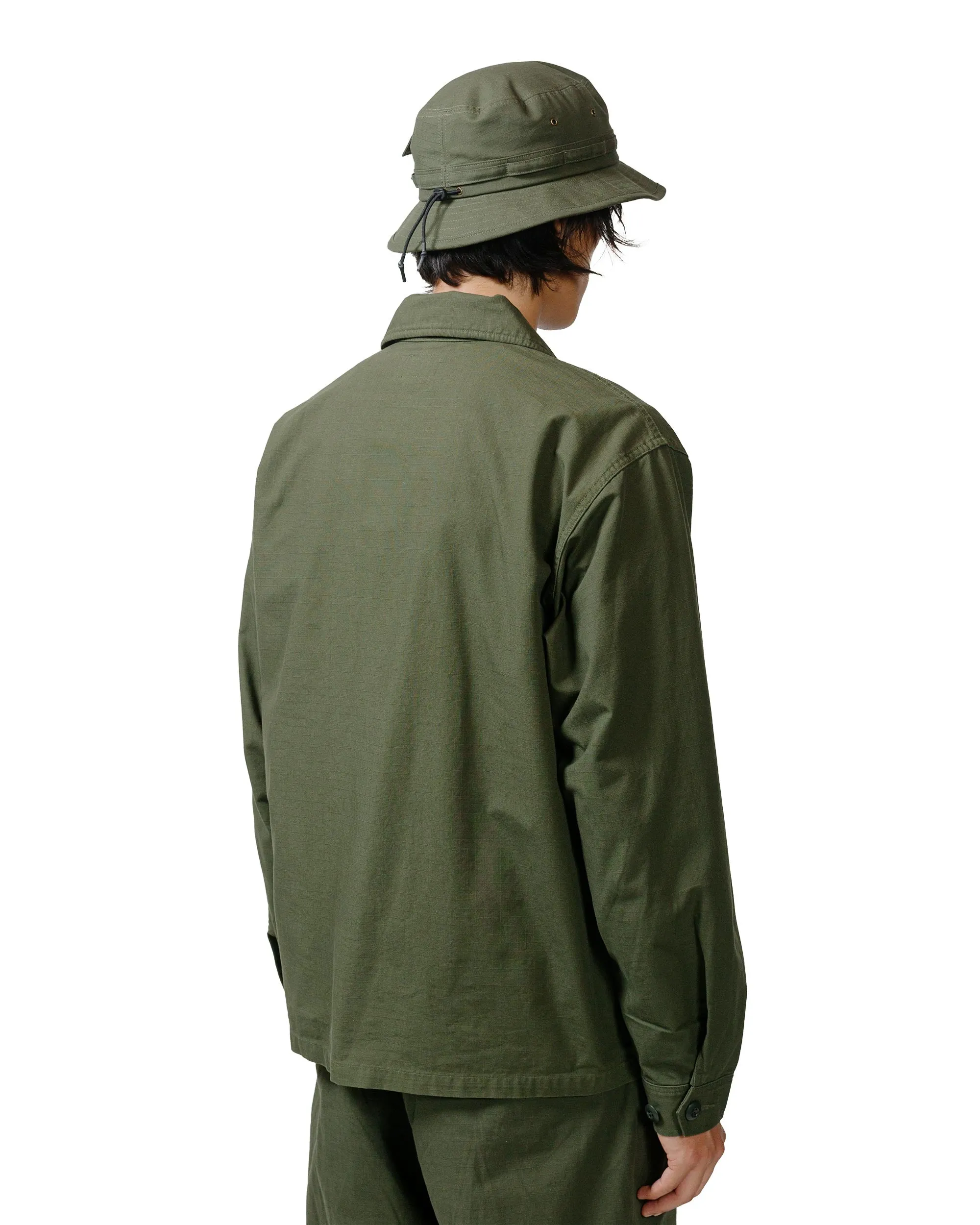 Beams Plus Lost & Found MIL SHT-JAC Cotton Ripstop Olive