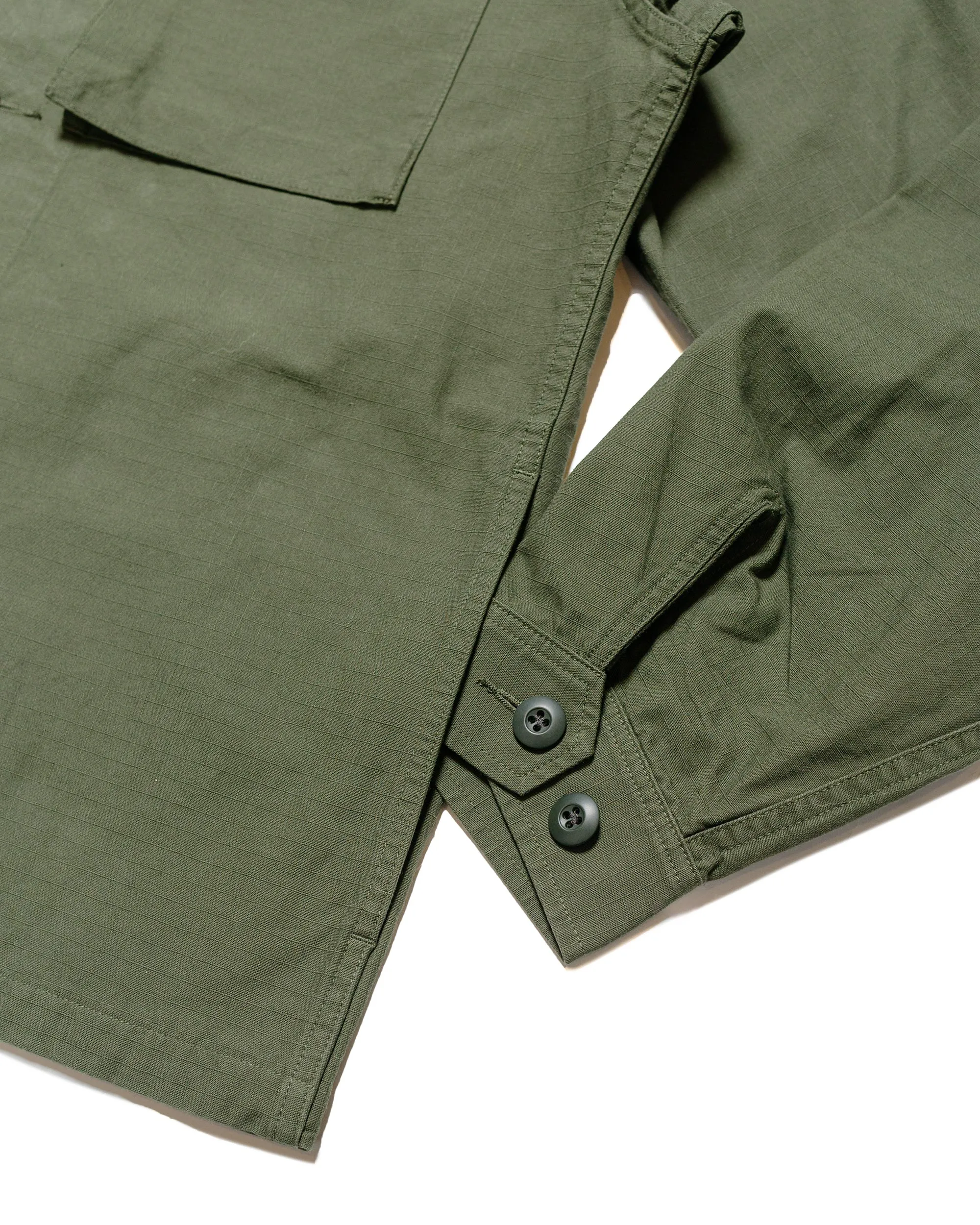 Beams Plus Lost & Found MIL SHT-JAC Cotton Ripstop Olive