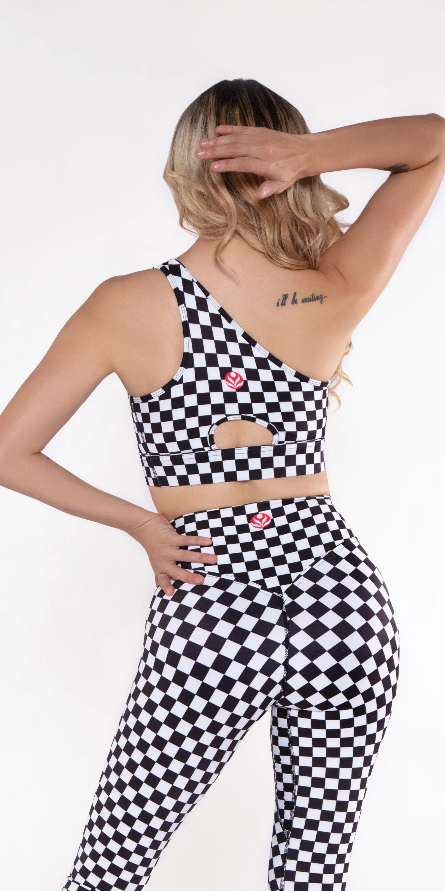 Checkmate - Teardrop One-Shoulder Sports Bra