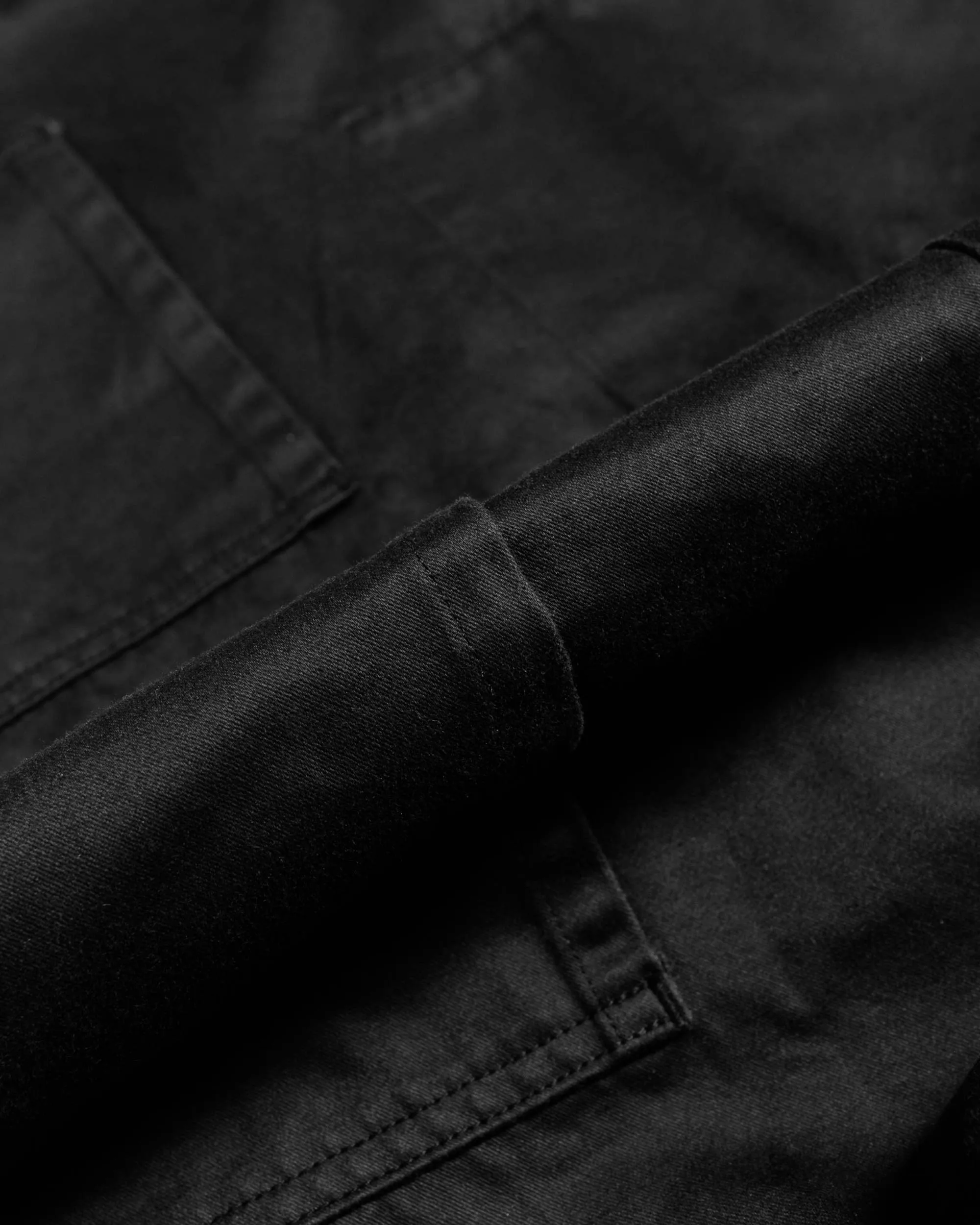 Danton Moleskin Wide Coveralls Black