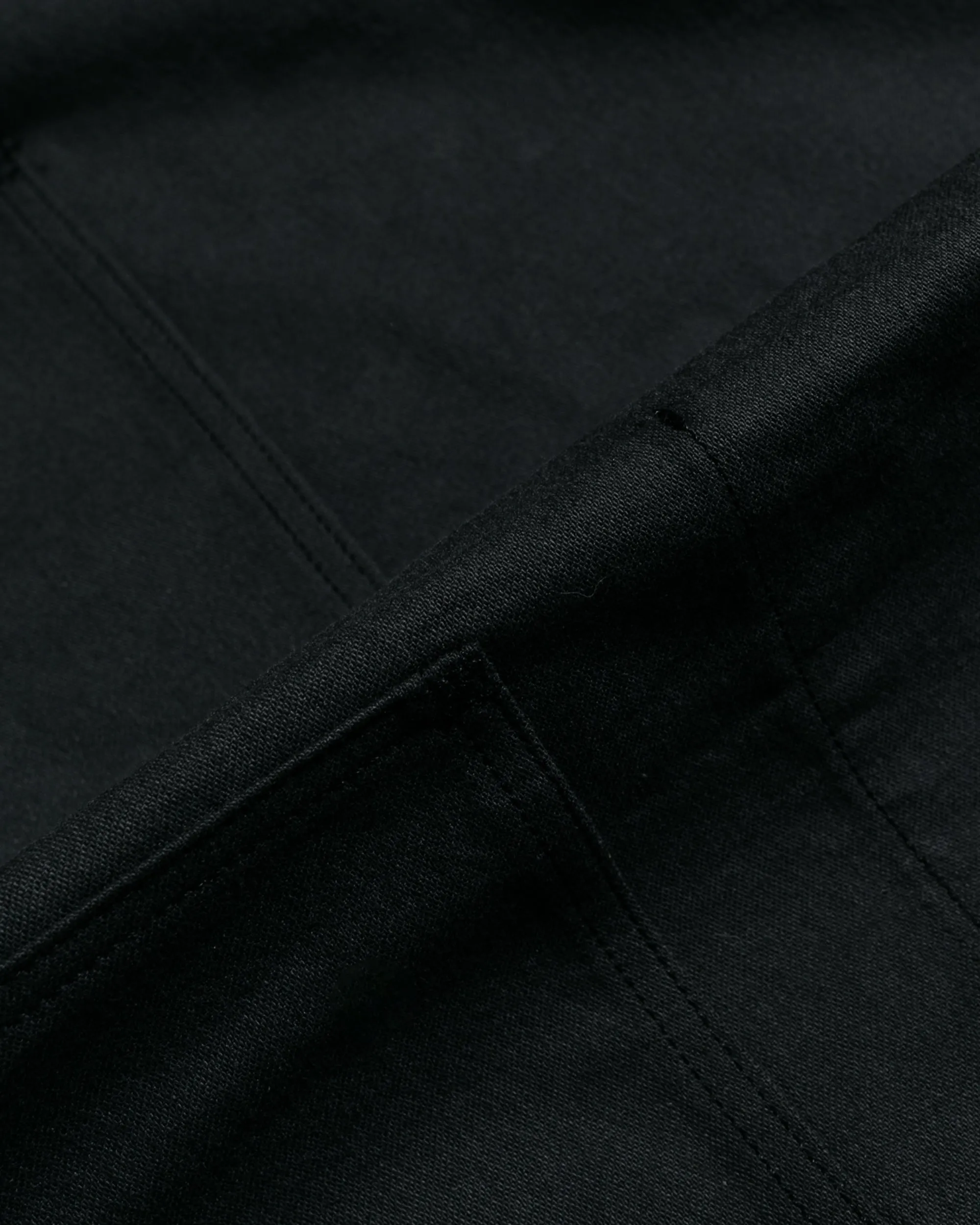 Engineered Garments Workaday Utility Jacket Black Cotton Reverse Sateen