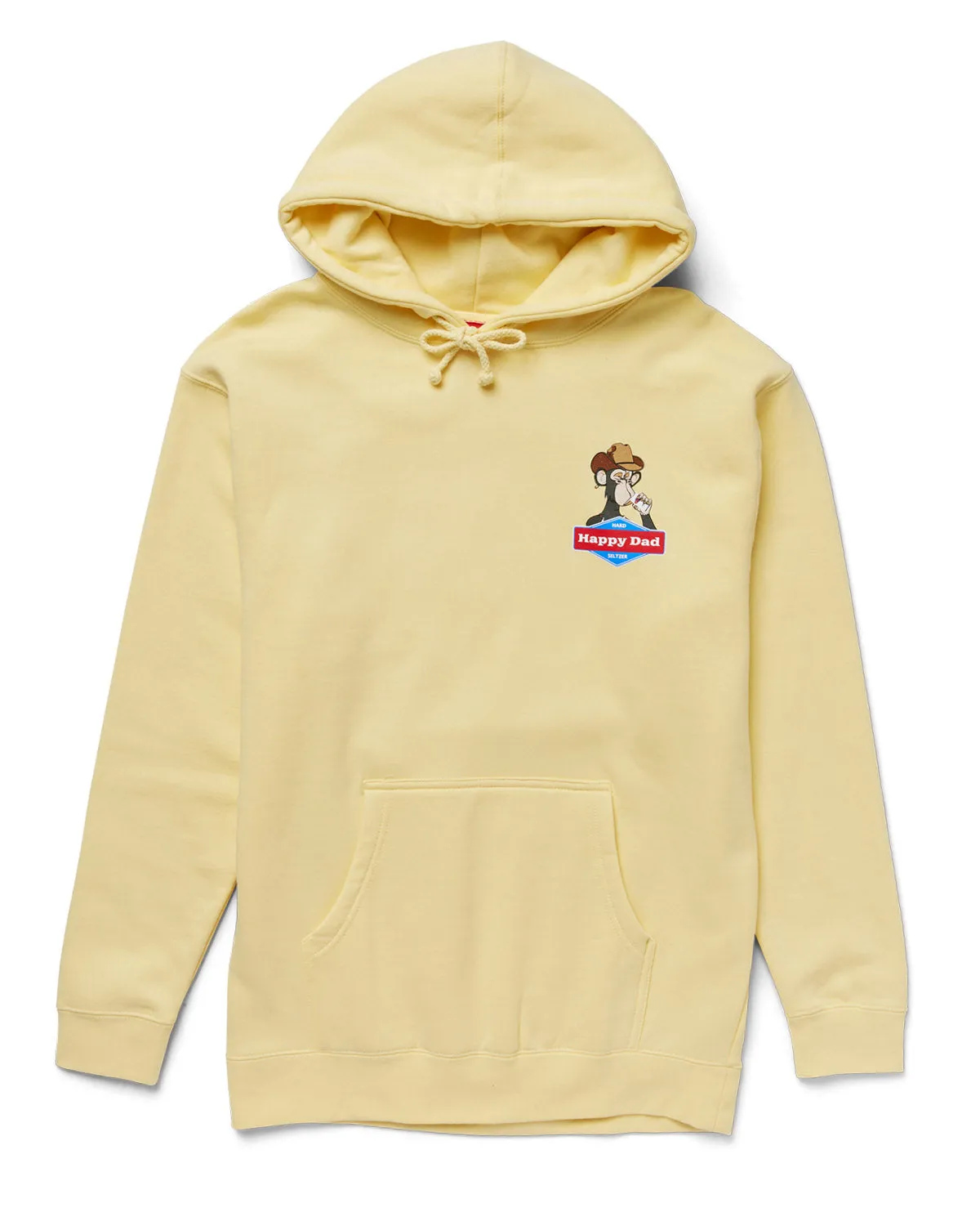 Happy Dad Ape Hoodie (Light Yellow)