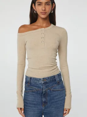 Harley top in Beige Melange