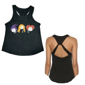 Hocus Pocus | Women's Open X-Back Pickleball Tank | Quick Dry Athletic Shirt