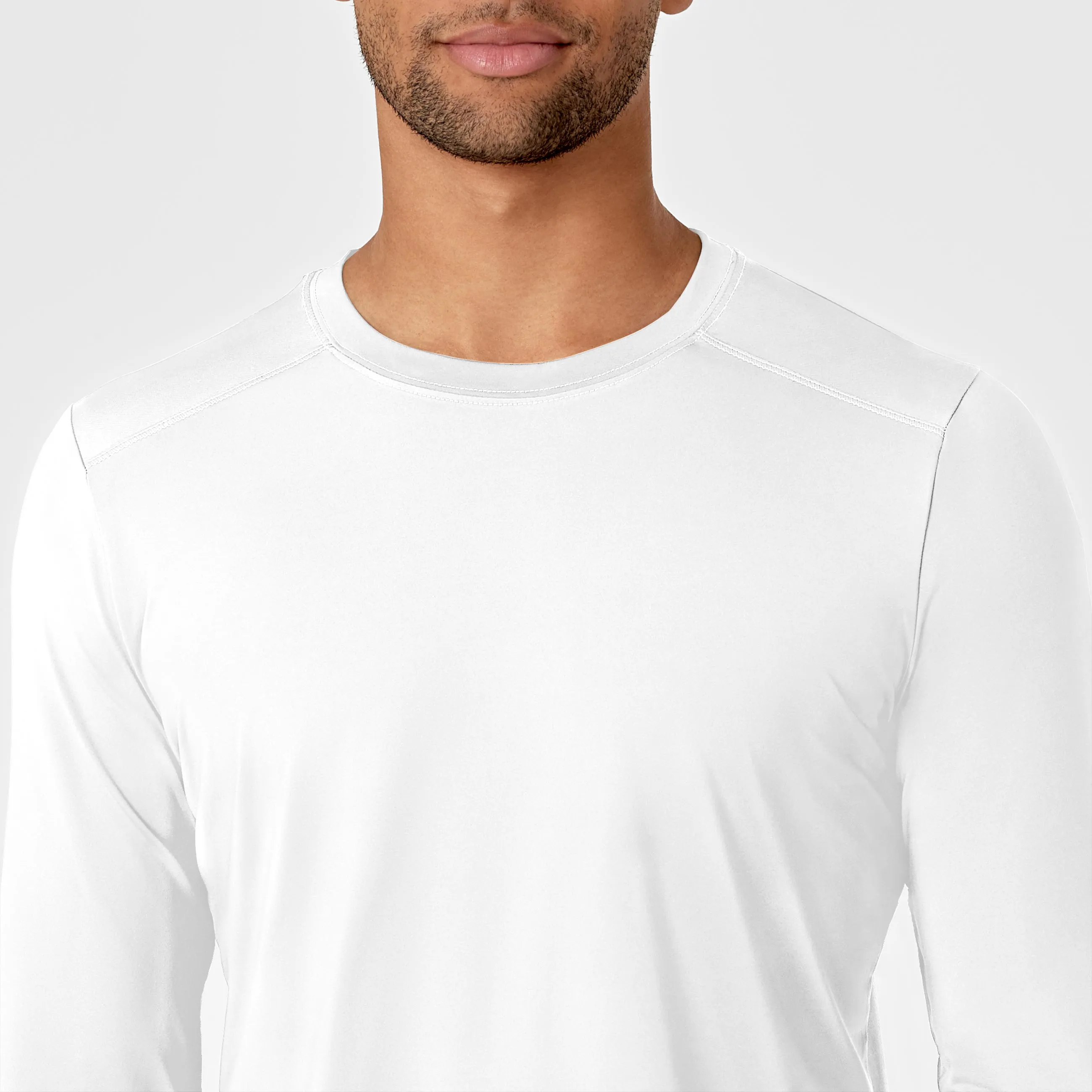 Men's Performance Long Sleeve Tee - White