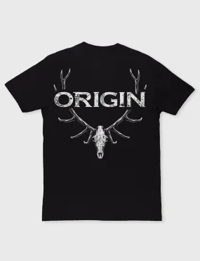 ORIGIN™ CORE T-SHIRT - ILLUSTRATED ELK SKULL GRAPHIC