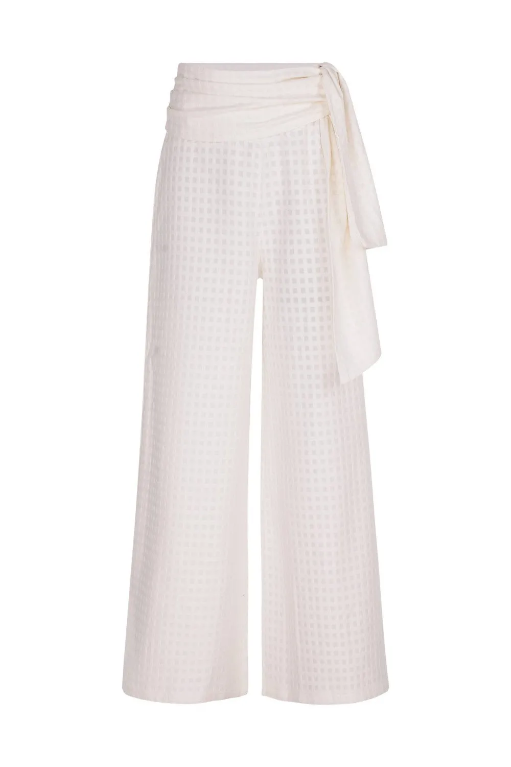 Porto Wide Leg Pants with Sash