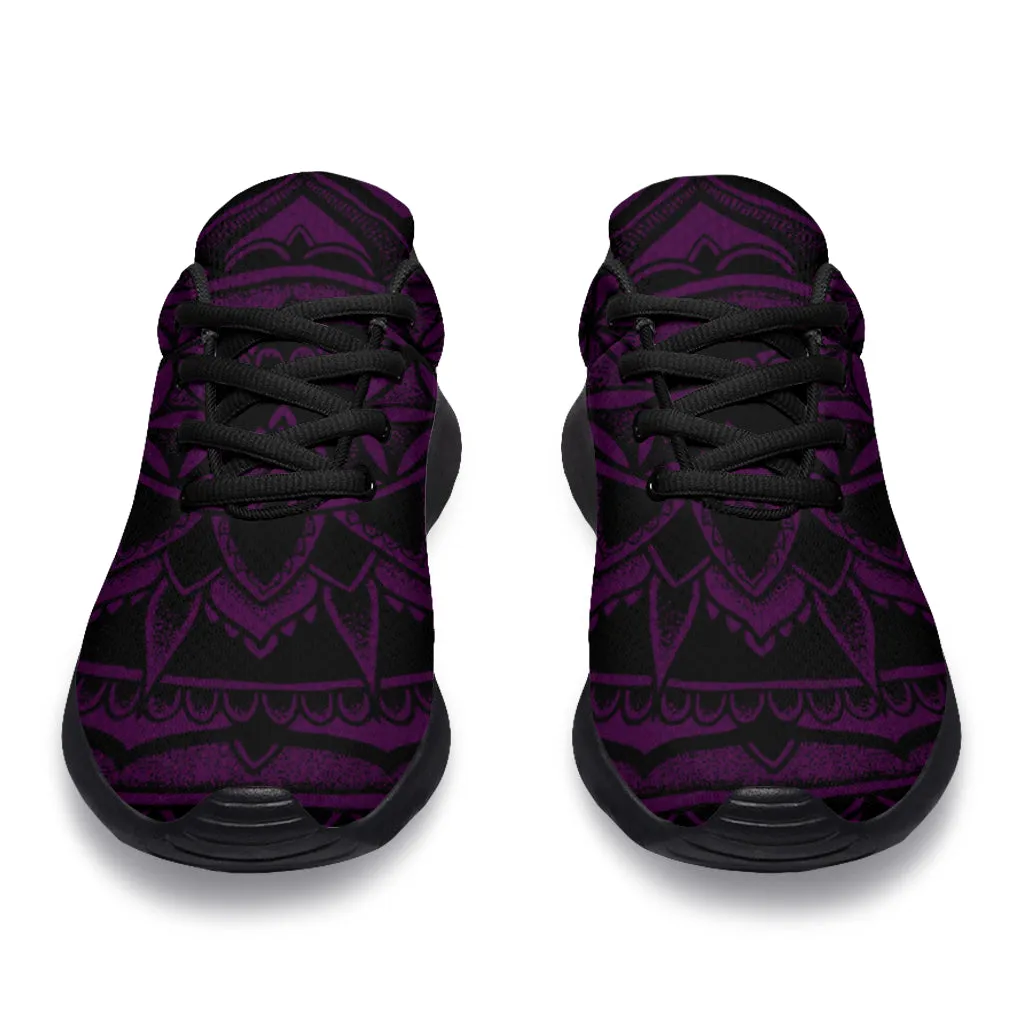 Purple Flower of Life Sneakers