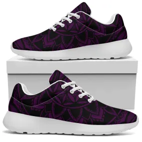 Purple Flower of Life Sneakers