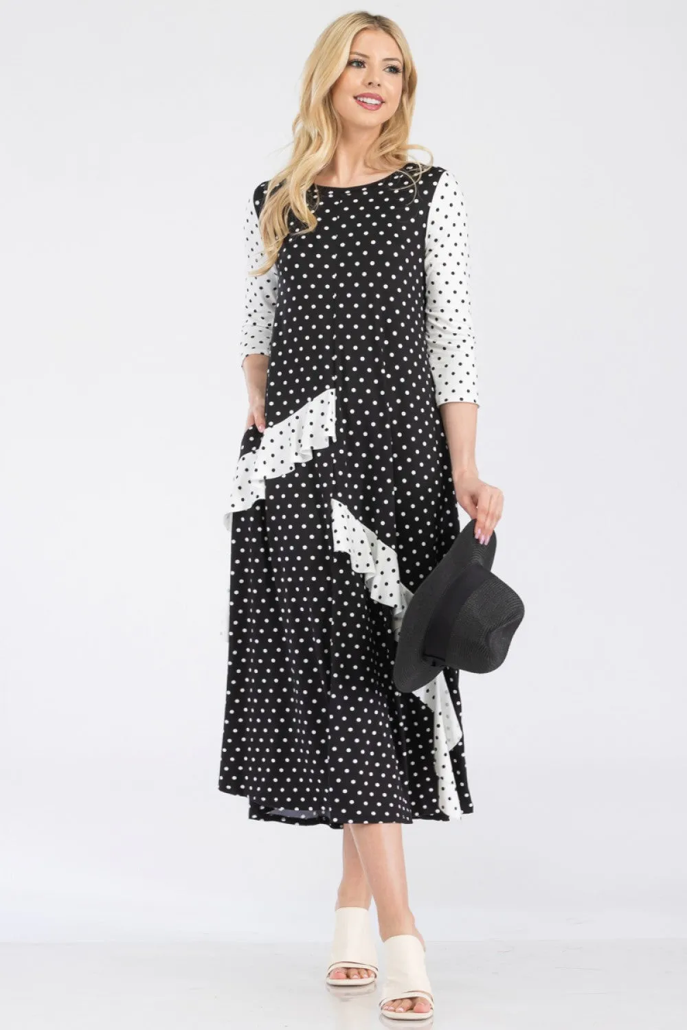 "Mix It Up" Polkadot Dress