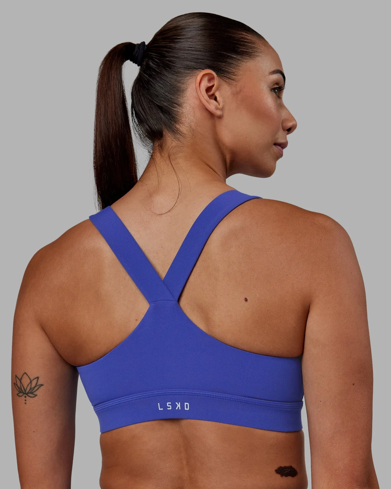 Rep Sports Bra - Power Cobalt-White