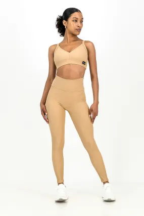 Rib Aspire Leggings | Crème