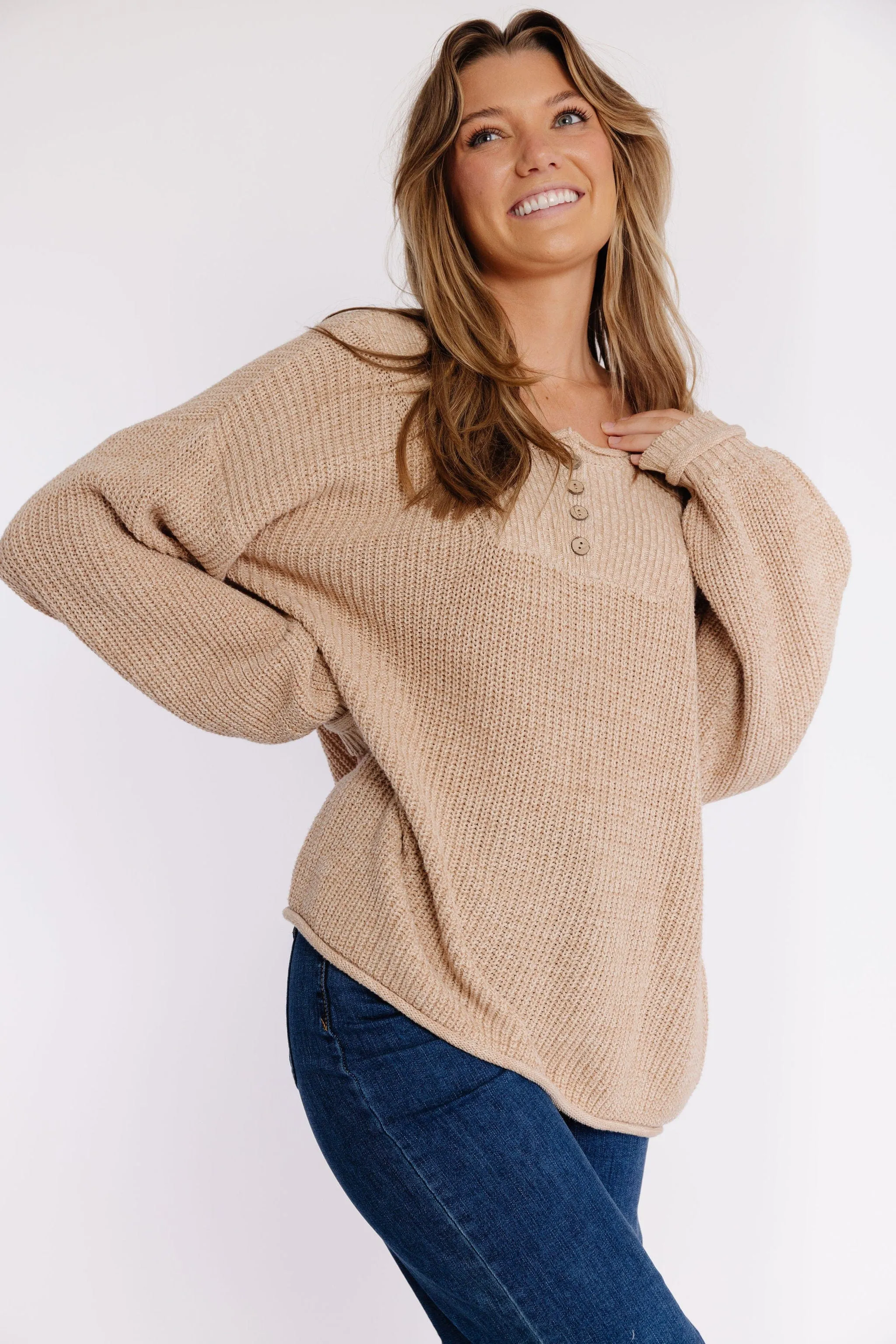 Roarke Sweater Taupe