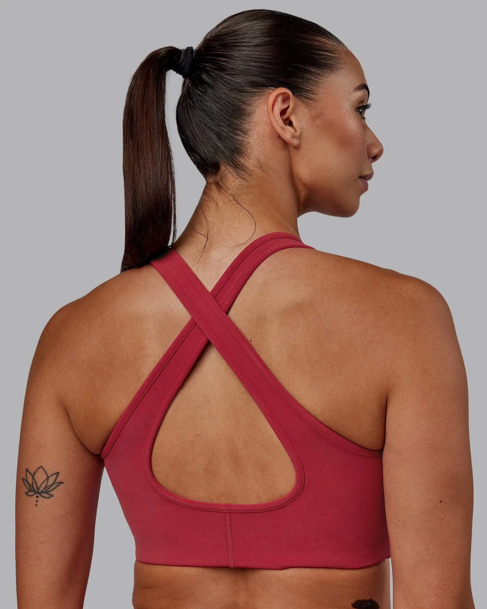 Stamina Sports Bra - Claret