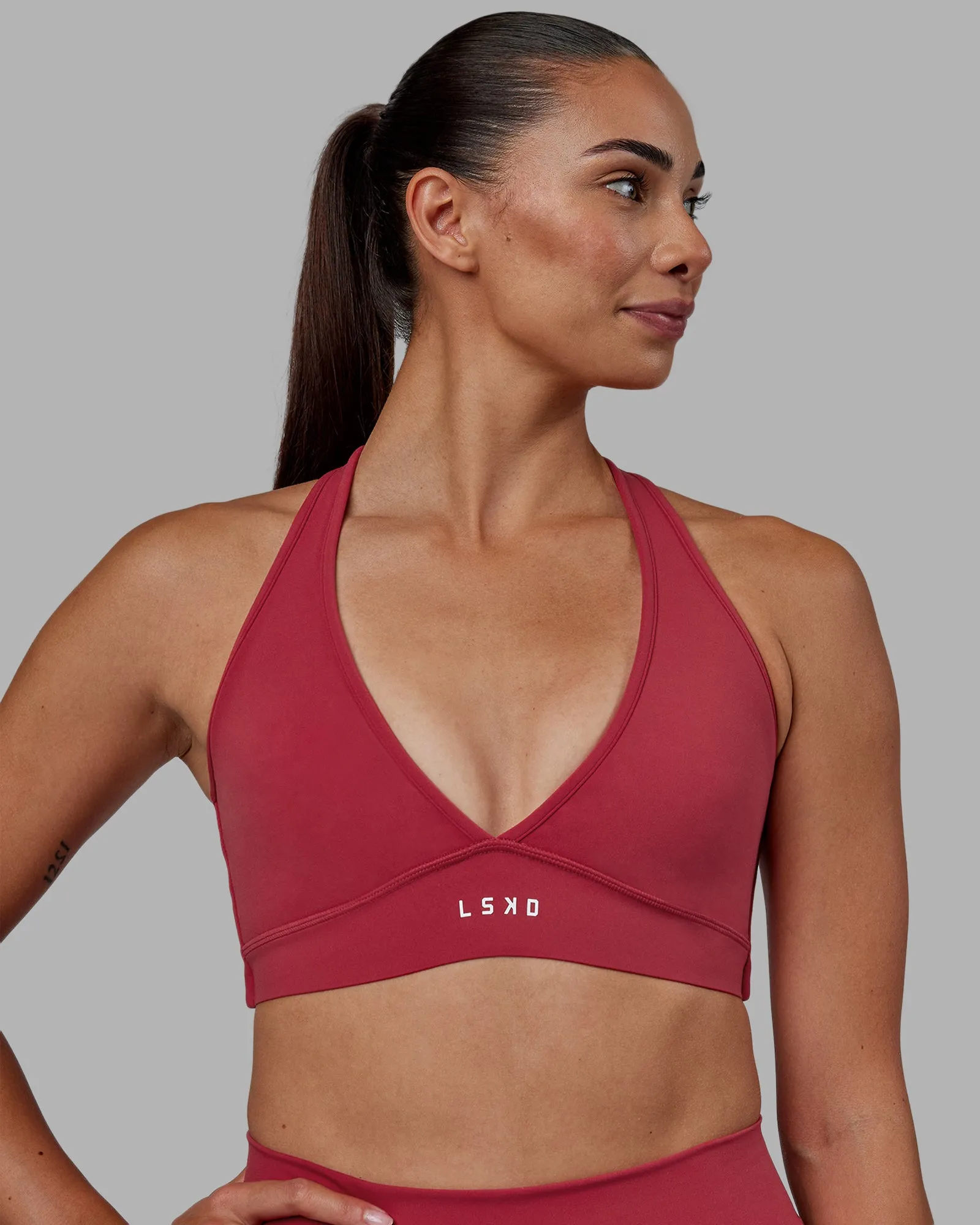 Stamina Sports Bra - Claret