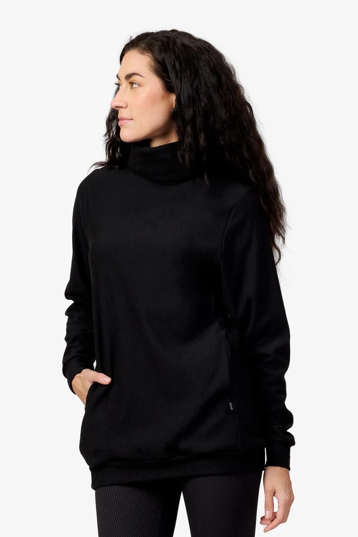 Turtleneck Tunic in Black