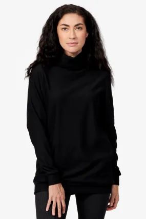 Turtleneck Tunic in Black