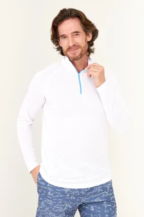 Zip Tech UPF50 Shirt - White